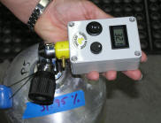 Nitrox Oxygen Analyzer Sampling Directly from Tank